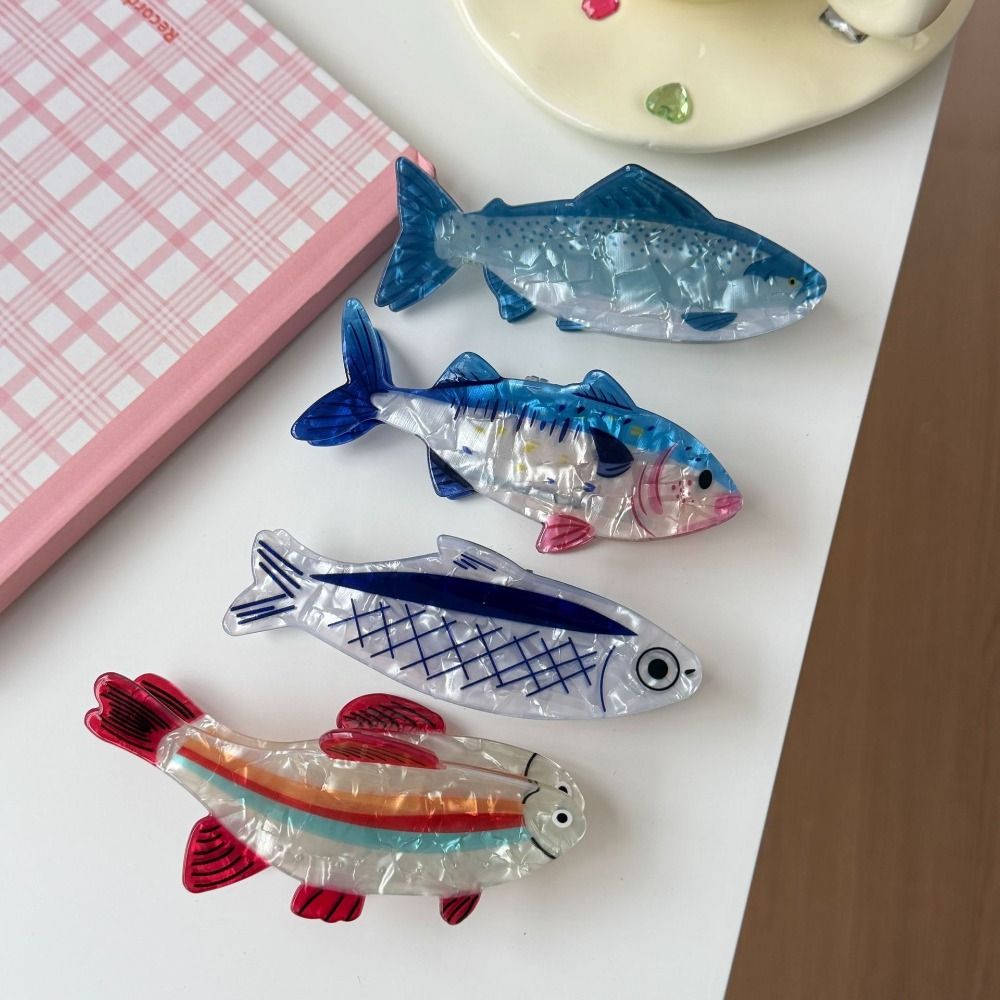 Hairpin Ocean Animal Hair Claw - Korean Lifestyle & Kids Boutique Photos 评论和价格